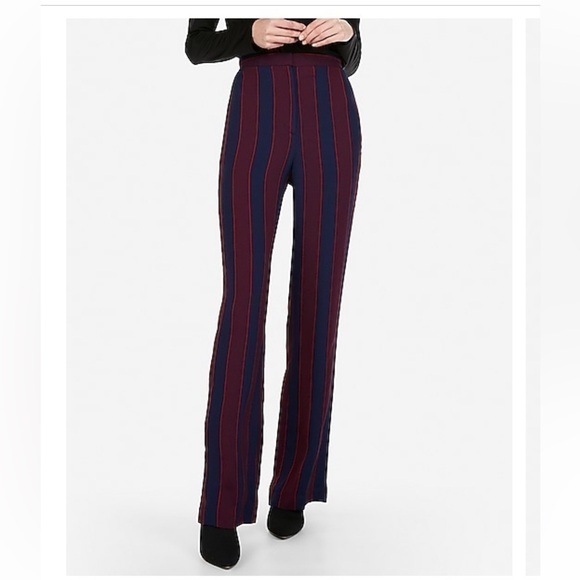 Express Super high waisted wide leg Pants Size 4 - Picture 1 of 13